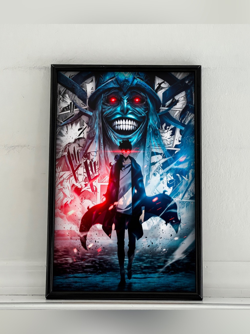 Solo Leveling Sun Jinwoo Anime Poster
